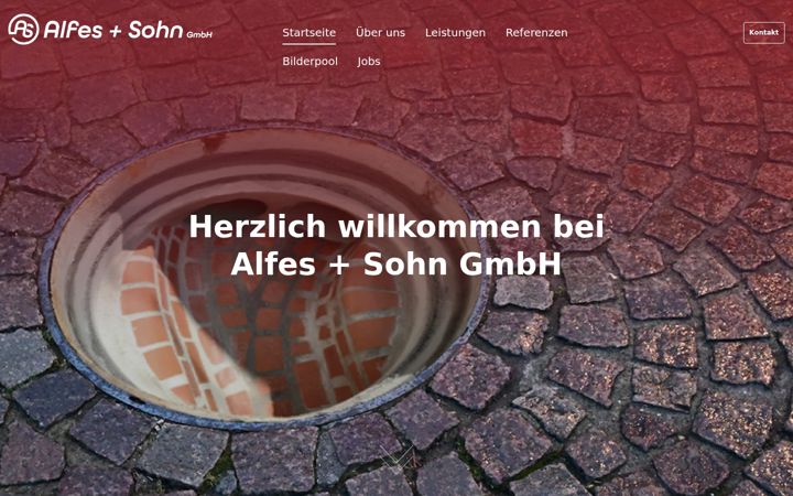 Screenshot of alfesundsohn.de