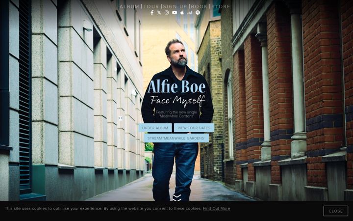 Screenshot von alfie-boe.com