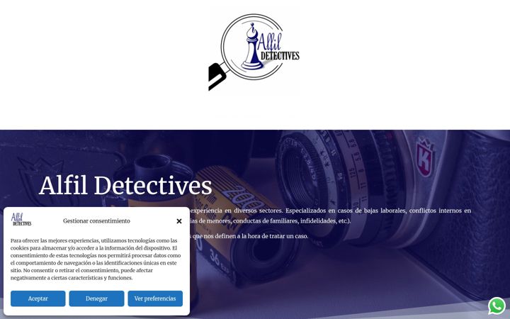 Screenshot of alfildetectives.es