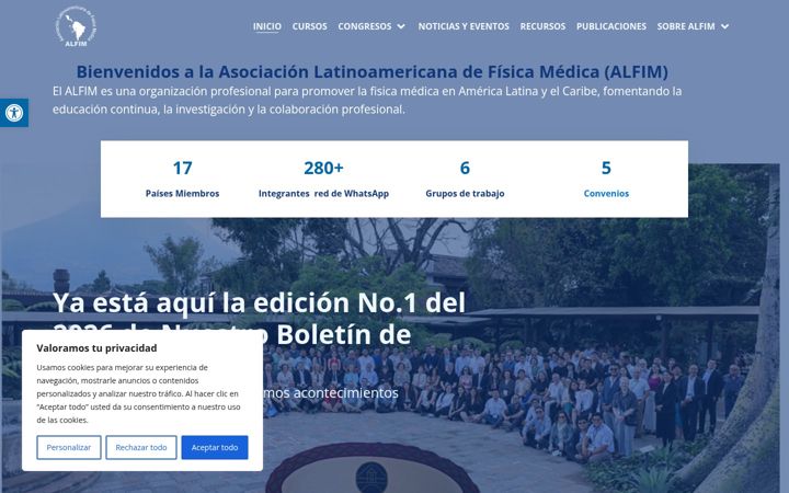 Screenshot of alfim.info
