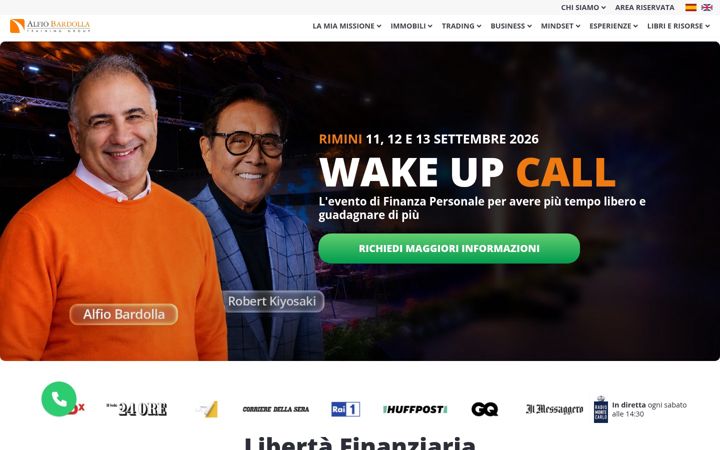 Screenshot of alfiobardolla.com