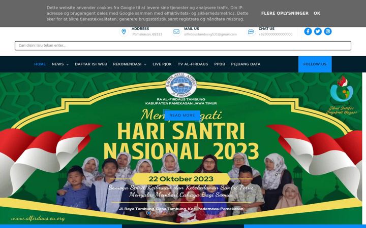 Screenshot of alfirdaus.eu.org