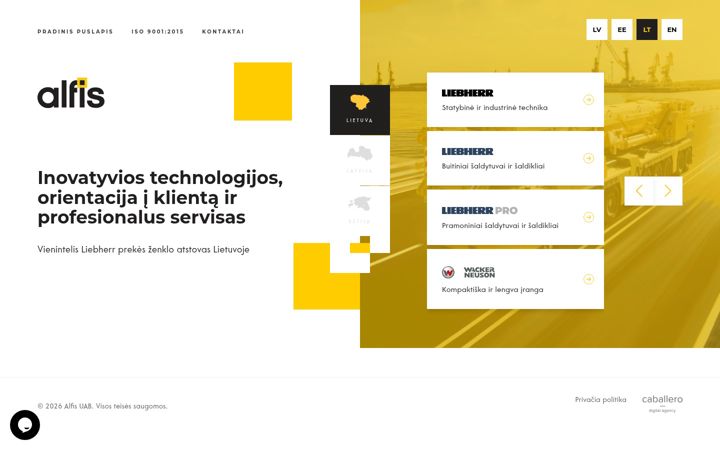 Screenshot of alfis.lt