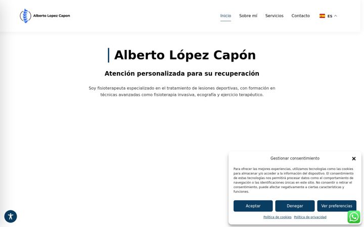 Ekrānuzņēmums no alfisioterapeuta.com