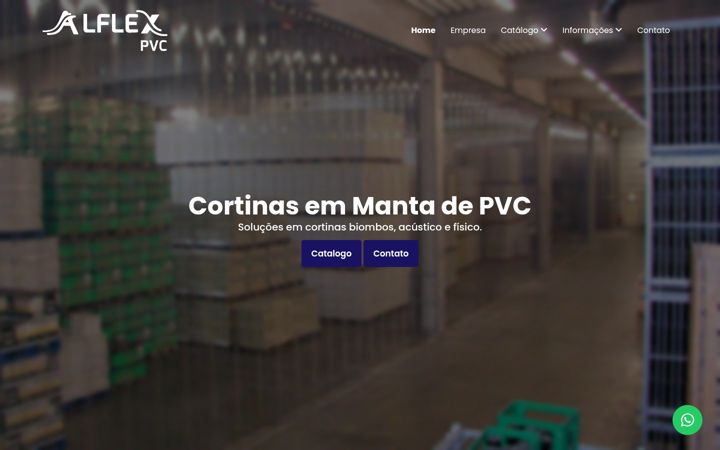 Screenshot of alflexpvc.com.br