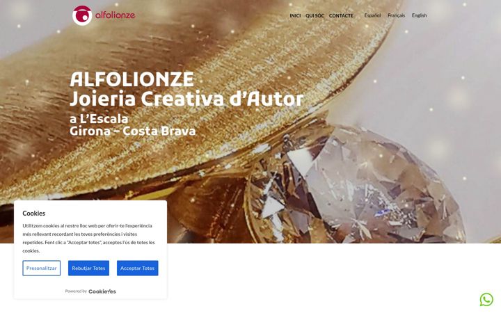 Screenshot di alfolionzejoies.com