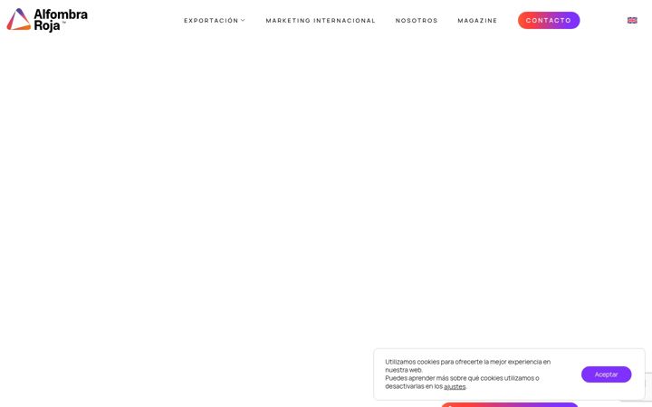 Screenshot of alfombraroja.se