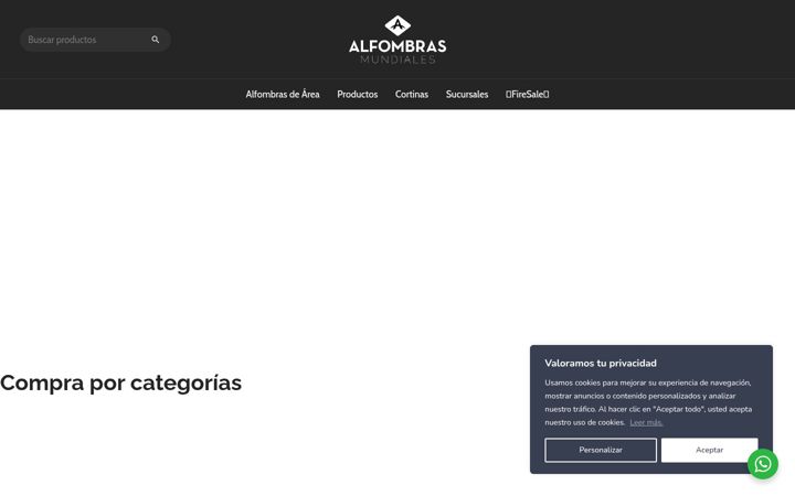 Screenshot of alfombrasmundiales.com