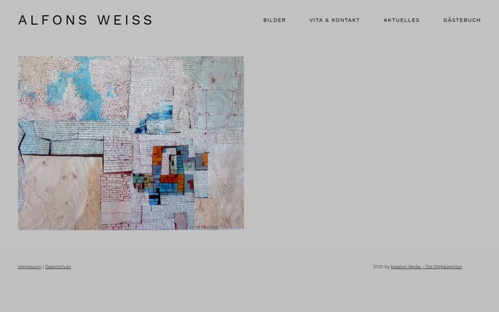 Екранна снимка на alfons-weiss.de