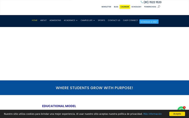 Screenshot of alfonsino.edu.mx