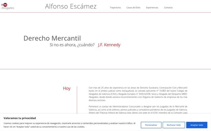 Screenshot di alfonso-escamez.es