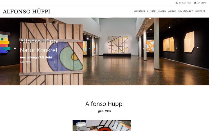 Screenshot of alfonso-hueppi.org