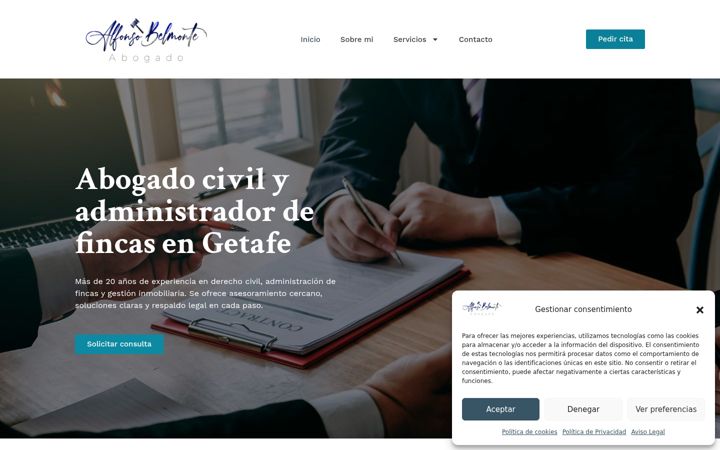 Screenshot of alfonsobelmonteabogado.com