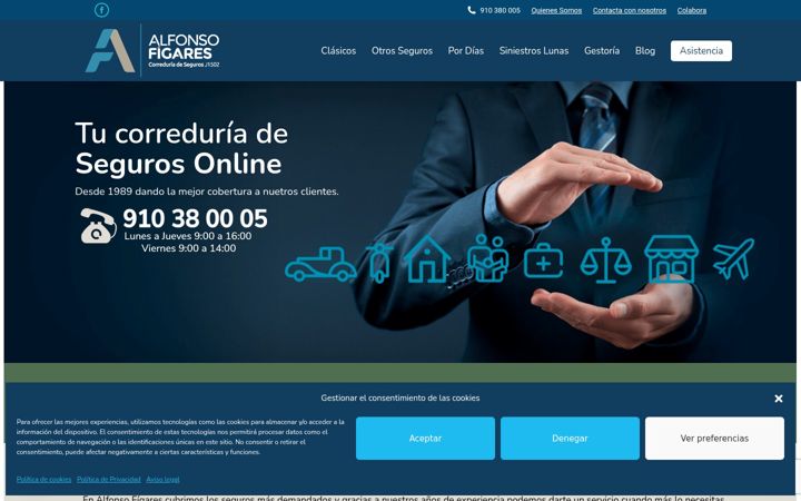 Screenshot of alfonsofigares.com