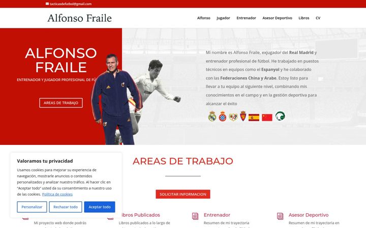 Screenshot of alfonsofraile.com