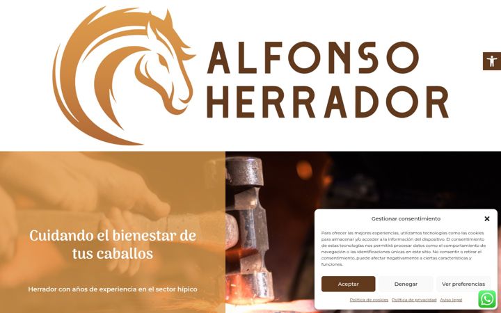 Posnetek zaslona alfonsoherrador.es