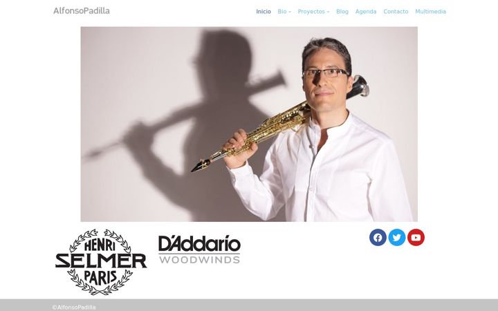 Screenshot of alfonsopadilla.com