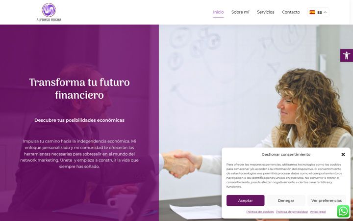 Screenshot of alfonsorocha.es