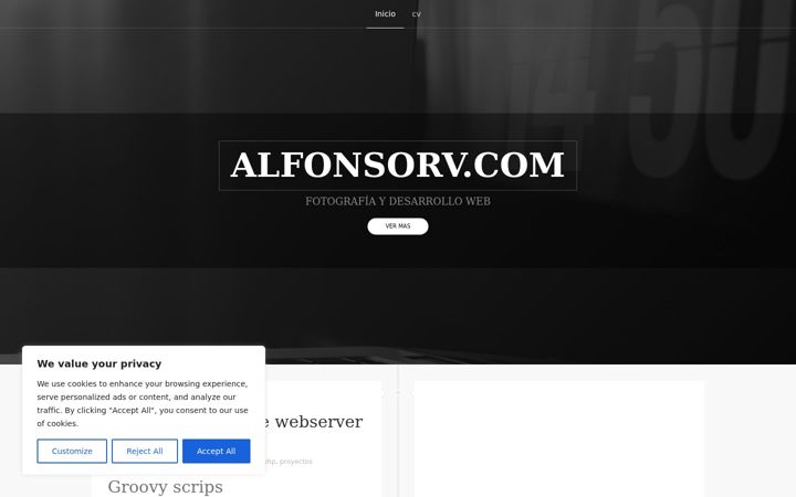 Screenshot of alfonsorv.com
