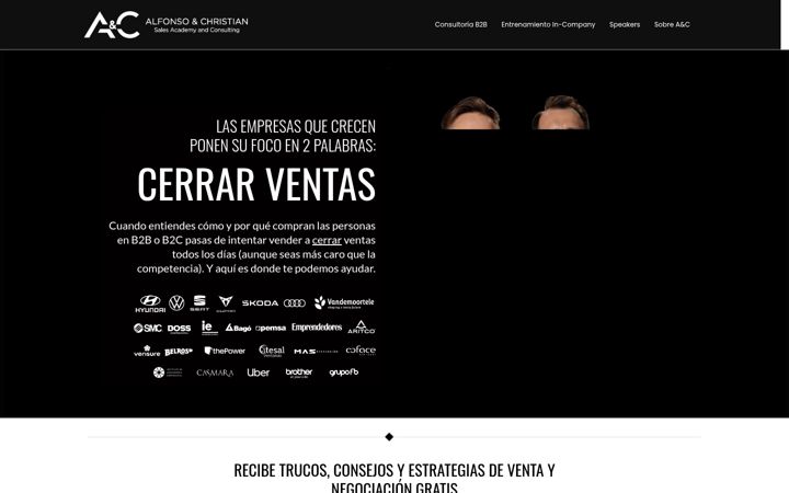 Screenshot του alfonsoychristian.com