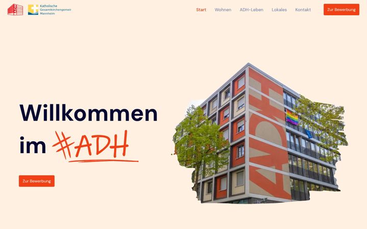 Screenshot of alfred-delp-haus.de