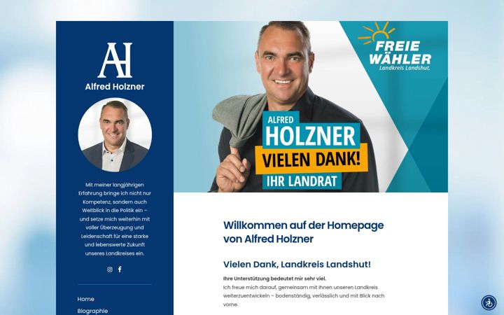 Képernyőkép: alfred-holzner.de