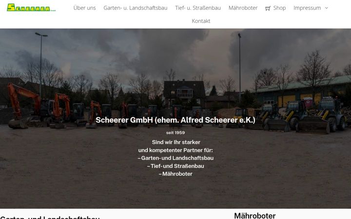 Screenshot of alfred-scheerer.de