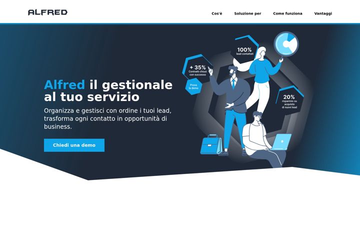 Screenshot of alfred4business.com