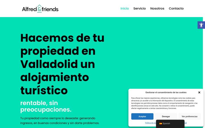 Screenshot of alfredandfriends.net