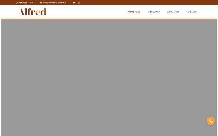 Screenshot of alfredcatering.it