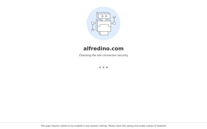 Screenshot of alfredino.com