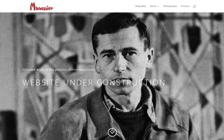 Screenshot of alfredmanessier.com