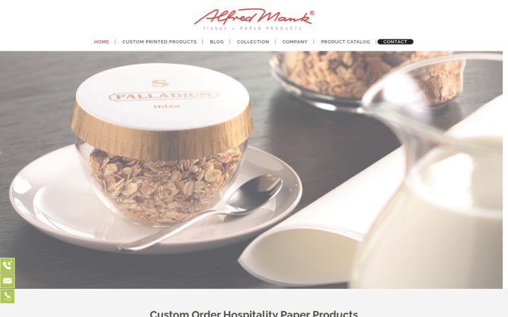 Screenshot of alfredmank.com