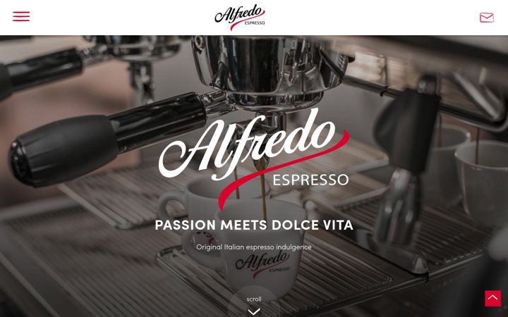 Captură de ecran a alfredo-espresso.com