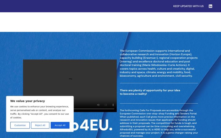 Screenshot of alfredo4eu.com