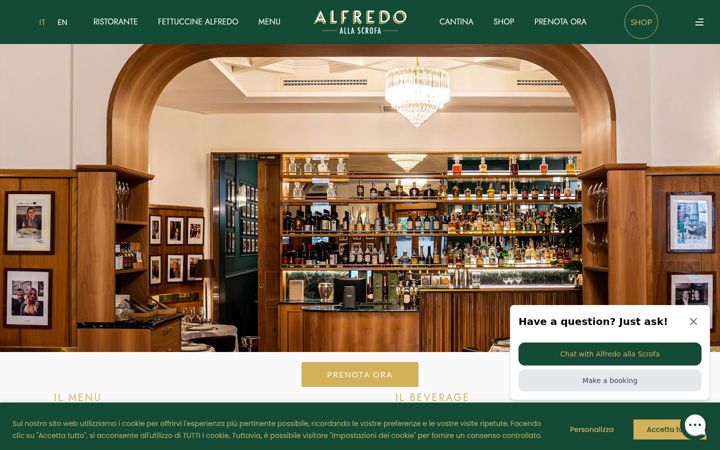 Screenshot of alfredoallascrofa.com