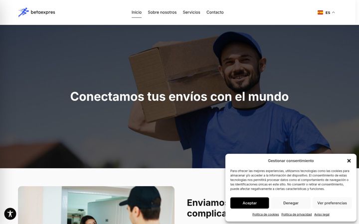 Screenshot of alfredobetancourtrecaderia.es