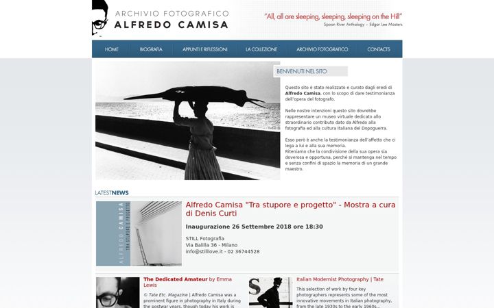 Screenshot of alfredocamisa.it