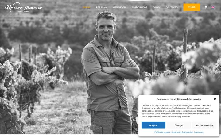Zrzut ekranu alfredomaestro.com