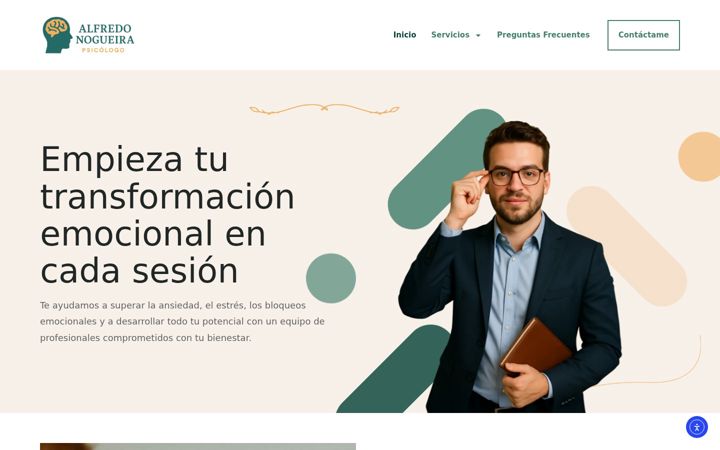 Screenshot of alfredonogueira.es