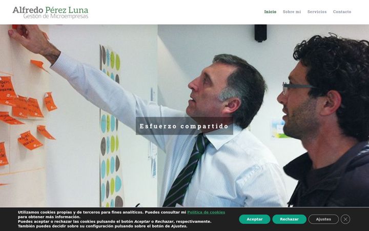 Screenshot ta' alfredoperezluna.com