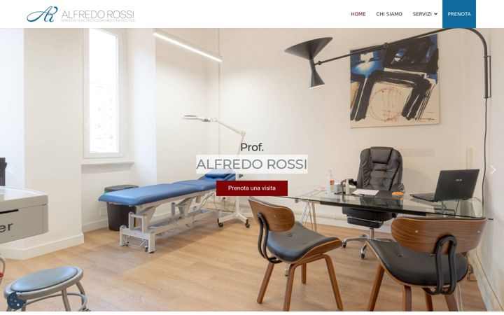 Screenshot of alfredorossi.it