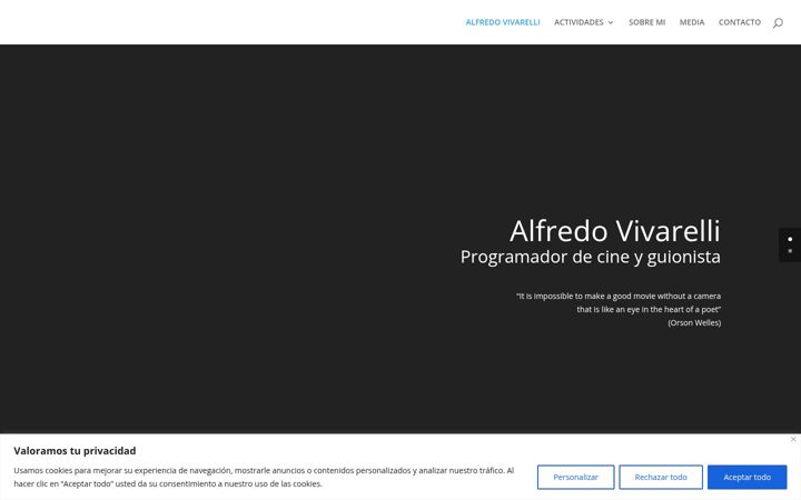 Screenshot of alfredovivarelli.com