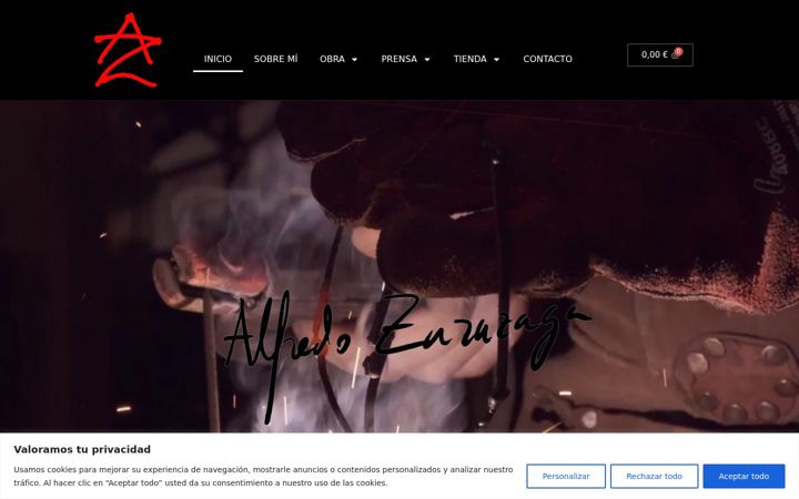 Screenshot του alfredozarazaga.es