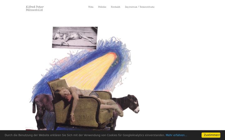 Screenshot of alfredpeter.de