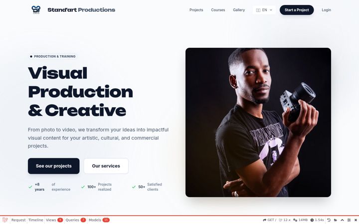 Screenshot of alfredrene.com