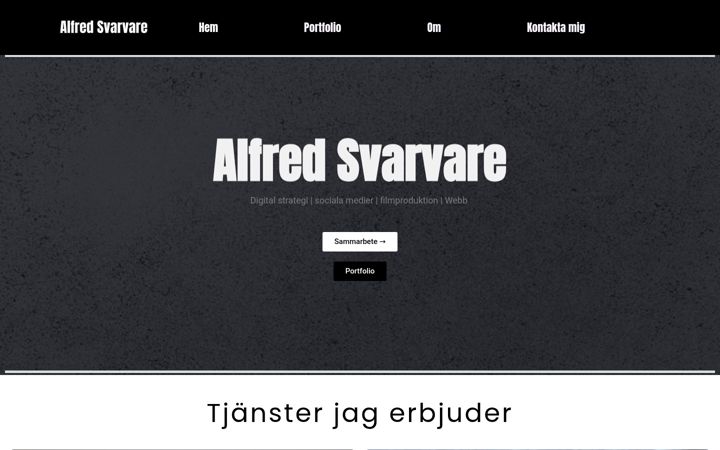 Screenshot of alfredsvarvare.com