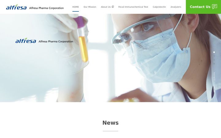 Screenshot of alfresa-pharma-global.com