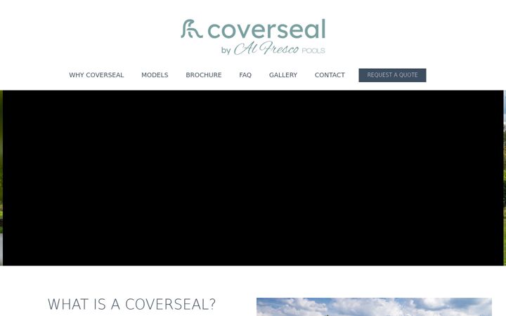 Screenshot of alfrescopoolcovers.co.uk