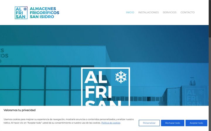 Screenshot of alfrisan.com